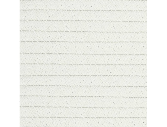 VIDAXL - Panier à linge gris et blanc ø60x36 cm coton