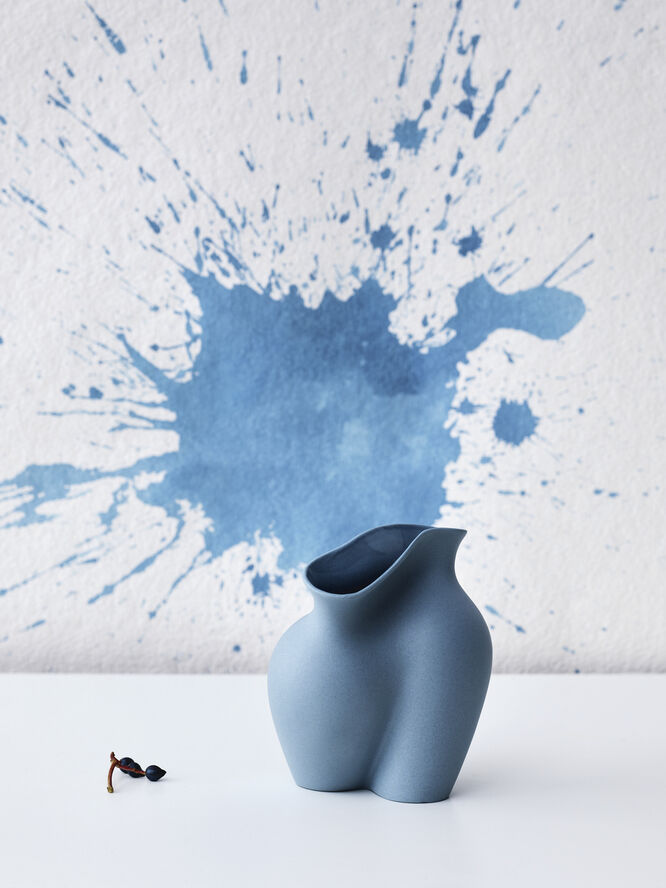 Rosenthal Vase 10cm, Pacific, La Chute Blå