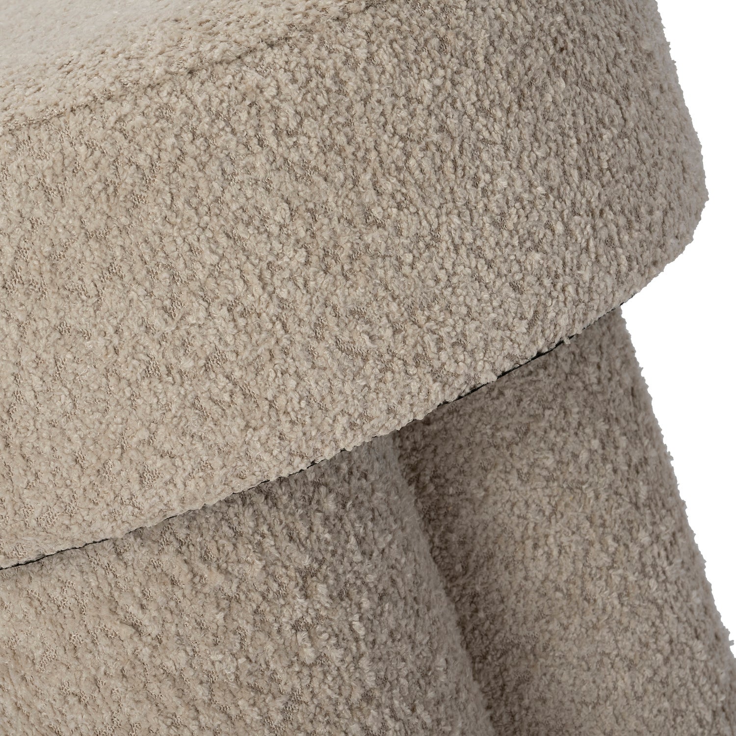 Intratuin poef Jes beige D 48 H 40 cm