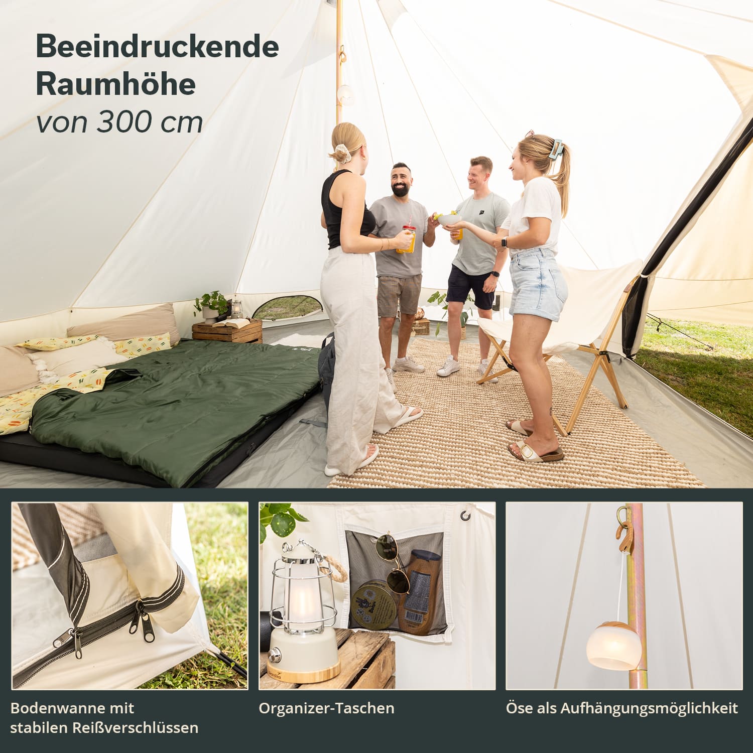 Skandika Tipii 500 Technical Cotton Tent
