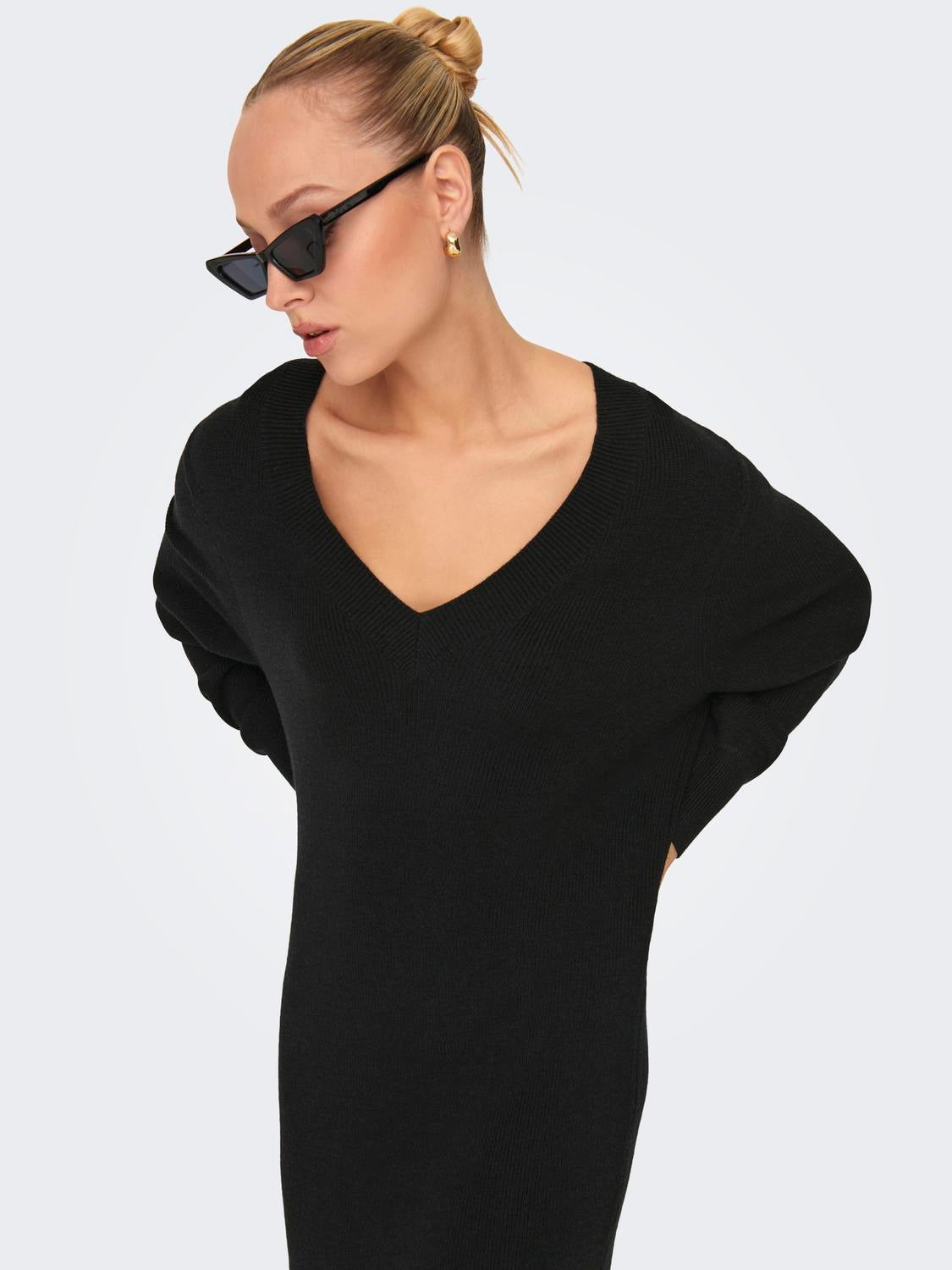 ONLKATIA Midikleid Black