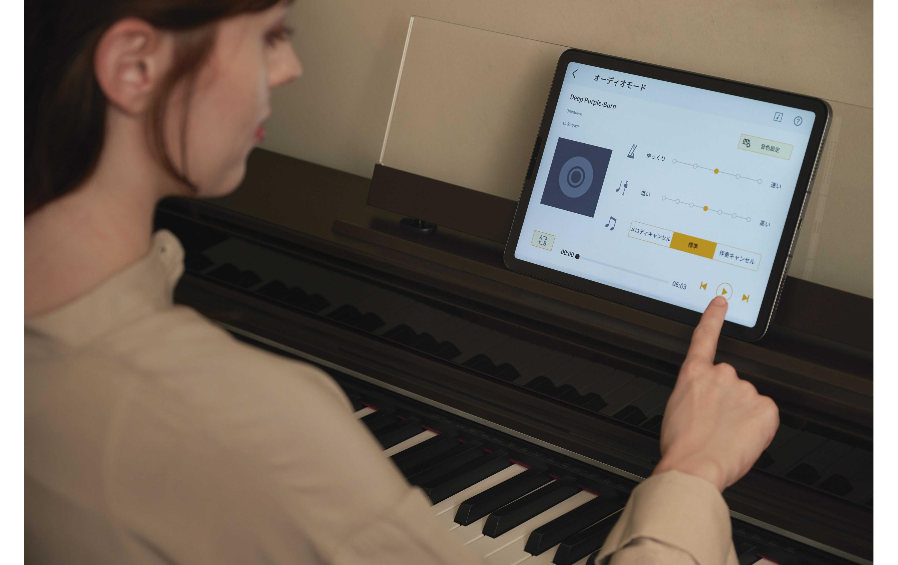 E-Piano CELVIANO AP-S450 Braun<br>E-Piano mit Hammer Action Tasten