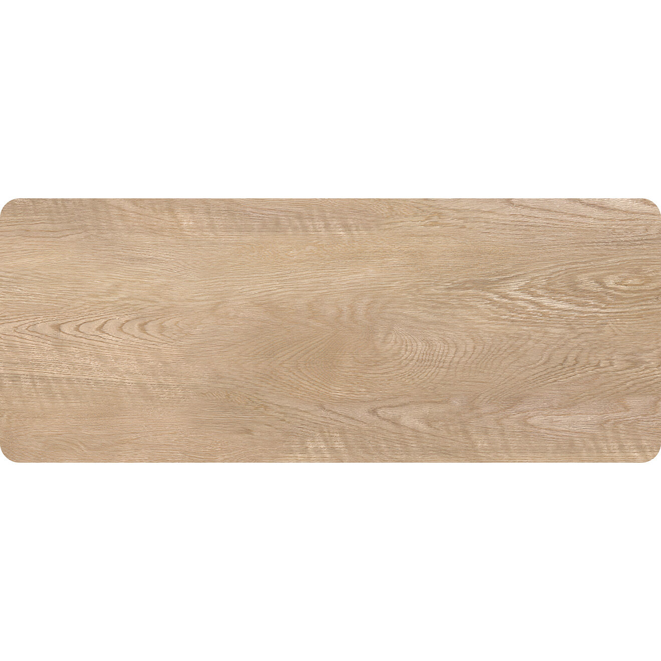 Floorart Tête de lit en vinyle Madera Esquinas Redondeadas beige - 80x200 cm