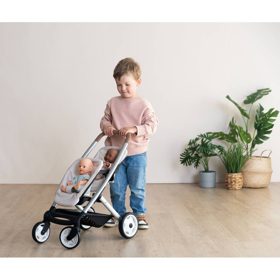 Maxi-Cosi & Quinny tweeling poppenwagen - beige