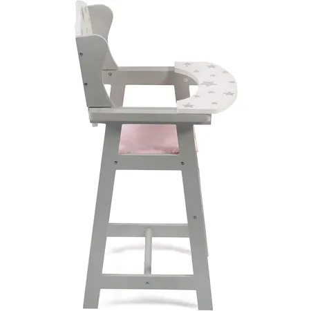 Bayer Chic Puppen-Hochstuhl Stars grau