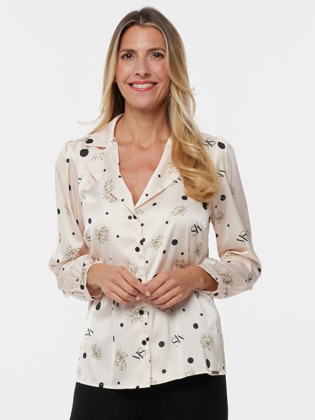 Druckbluse Dot - Floraldruck