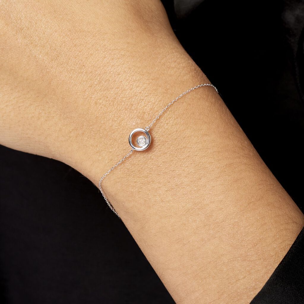 Bracelet Fidelia Or Blanc Diamant
