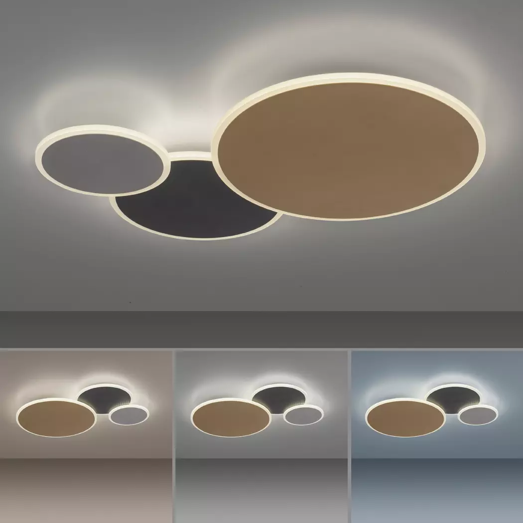 LED-Deckenleuchte Q-Piatto