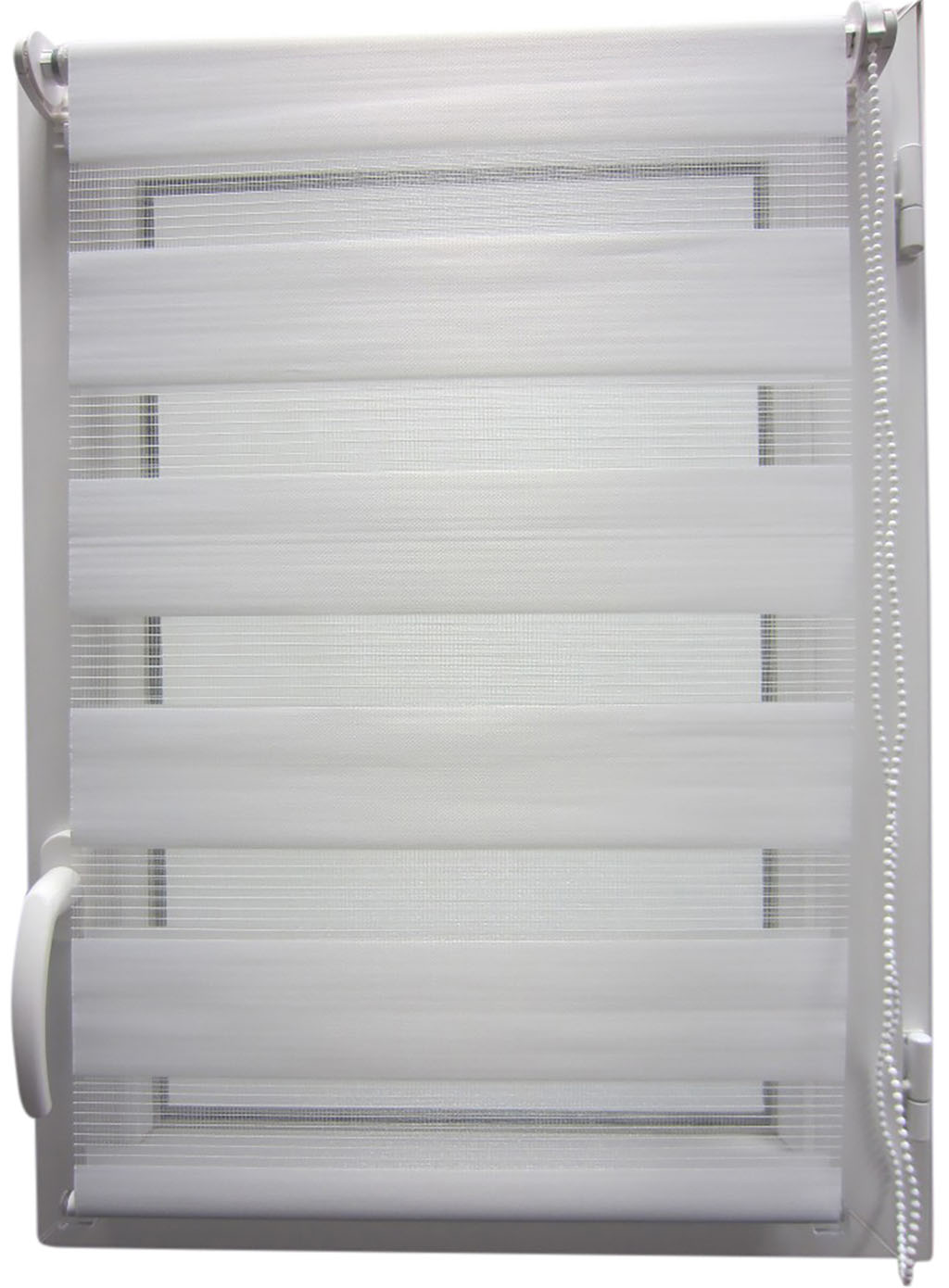 Store enrouleur jour nuit blanc 120x250cm