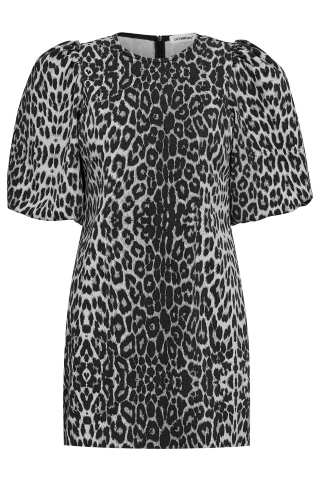 Co´Couture Leocc Crop Puff Dress 36383 140 dark grey