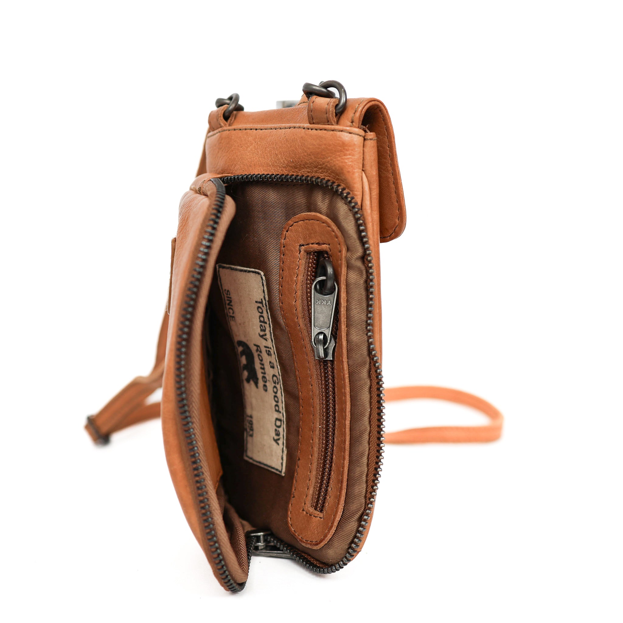 Telefoontasje 'Romee' taupe TAUPE