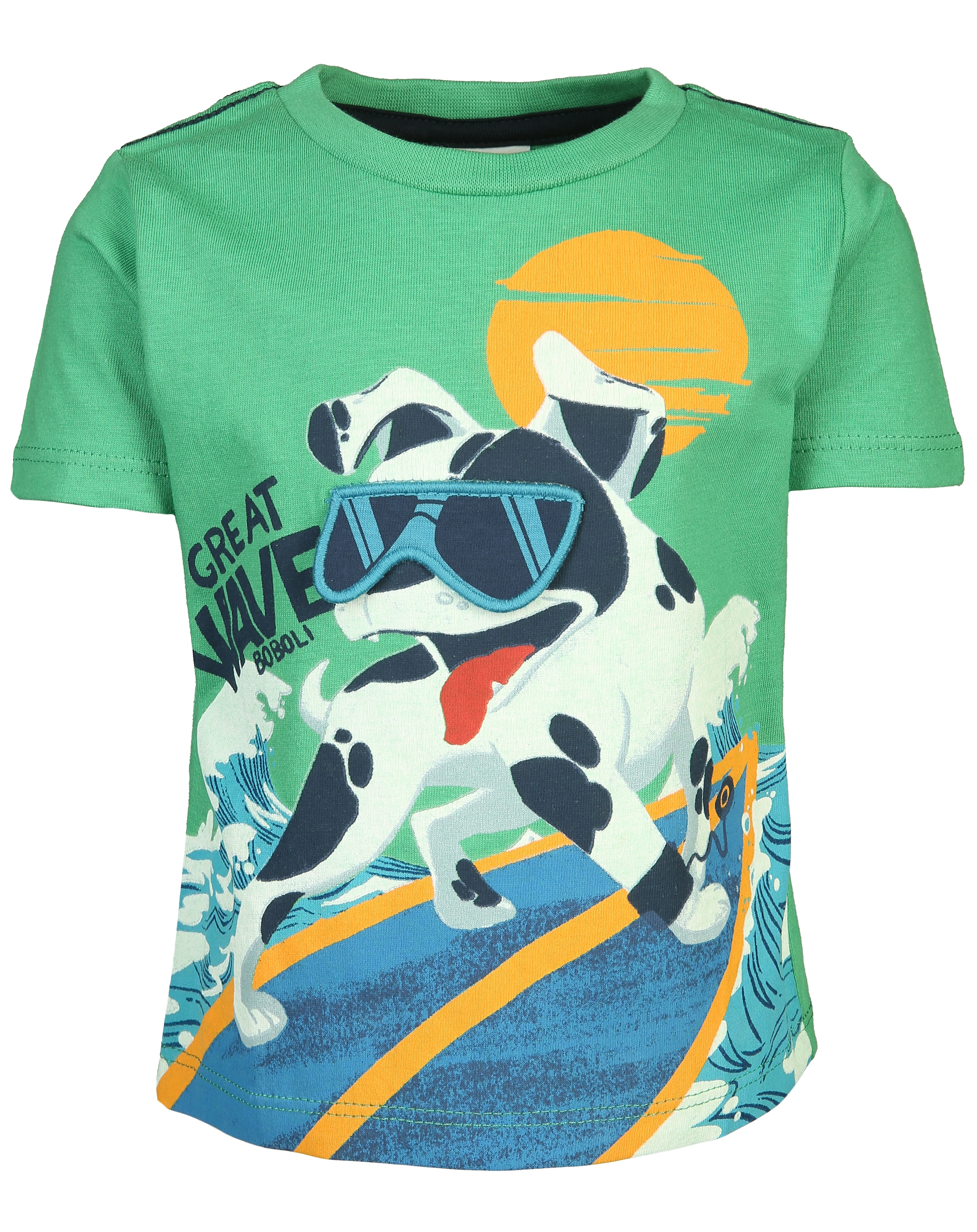 T-Shirt GREAT WAVE in grün