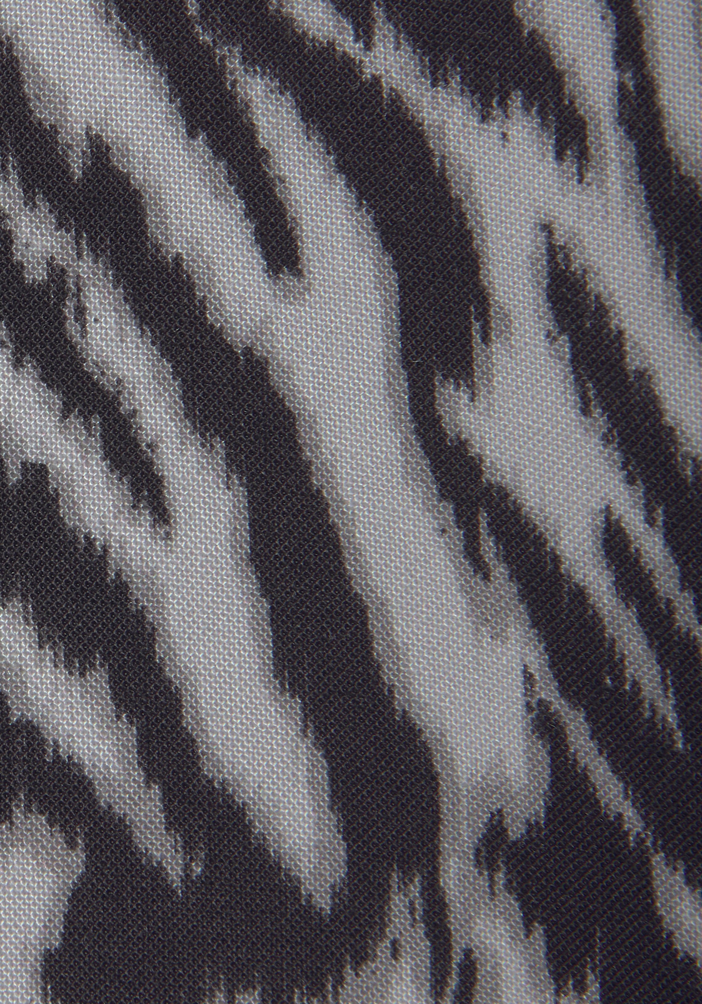 LASCANA Schlupfbluse in schwarz-creme-bedruckt