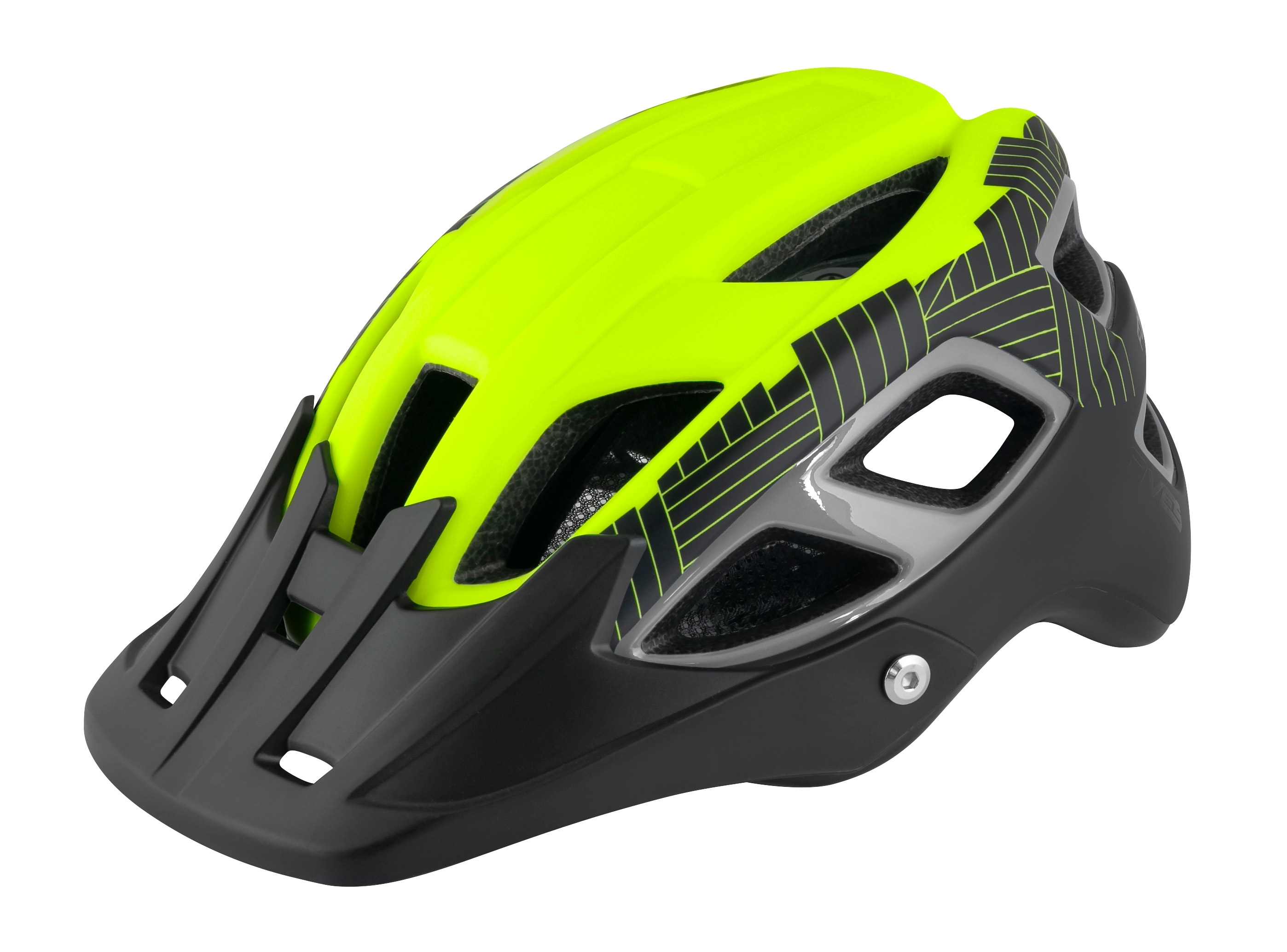 Force Aves MTB Hjelm Sort/Gul
