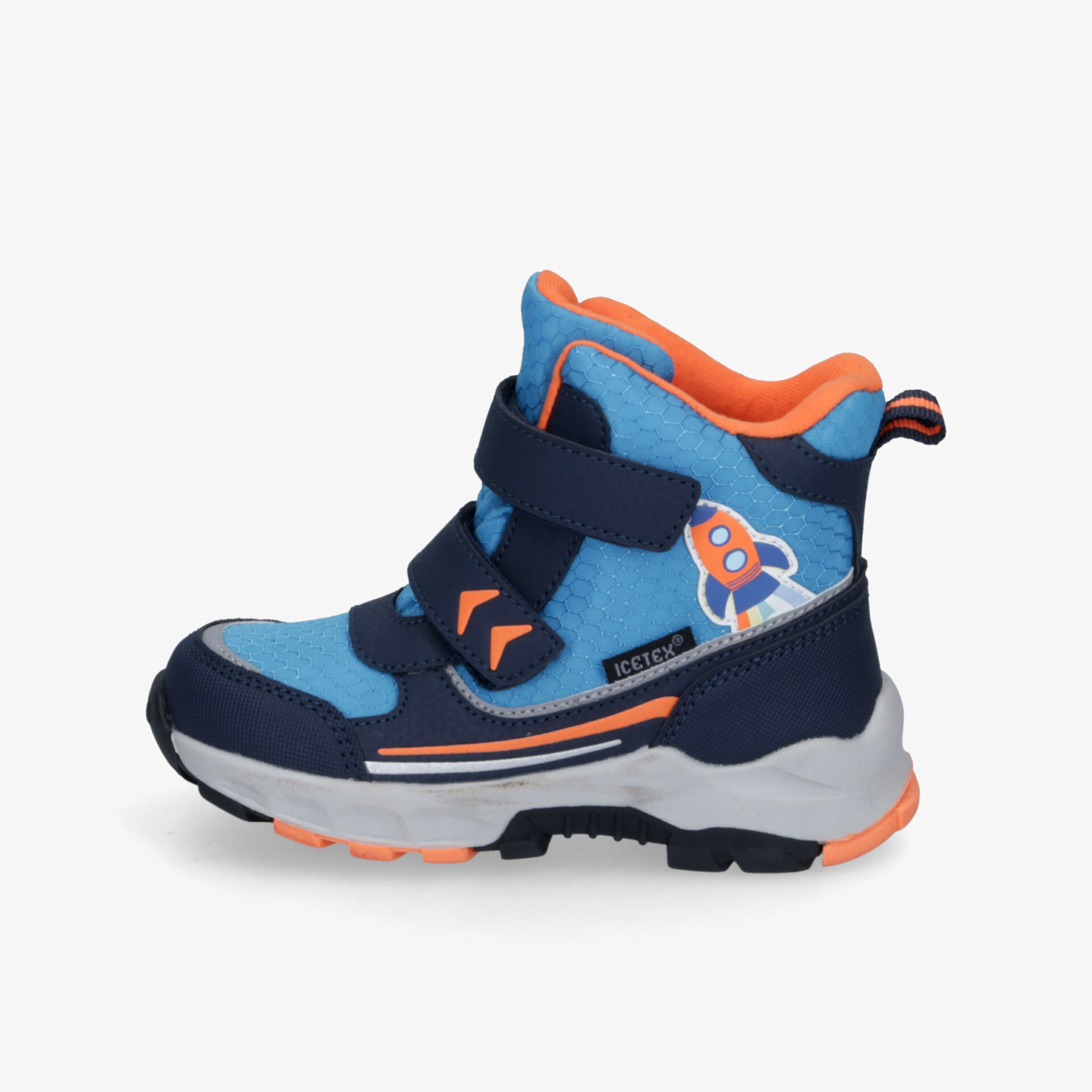 DooDogs Kinder Klettstiefel blau