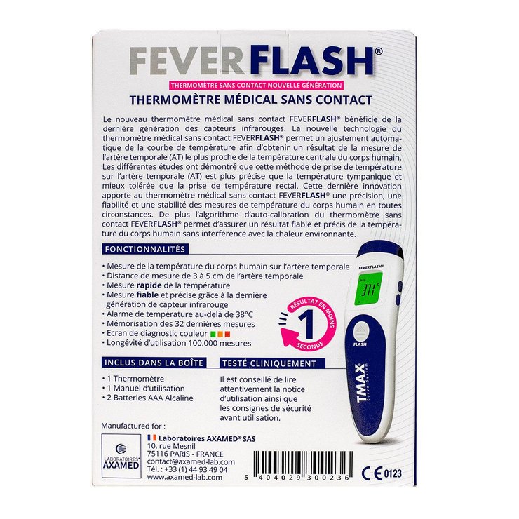 Ferverflash thermomètre médical sans contact