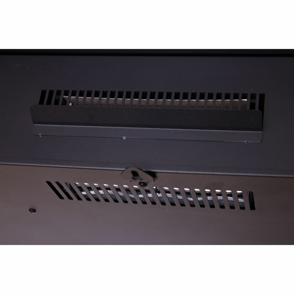 Cheminee murale electrique noire sined caminetto pordoi