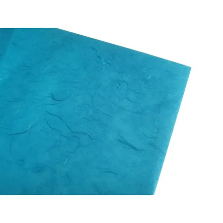 Staufen Pulsar Strohseide Rolle 70x150cm indigotürkis