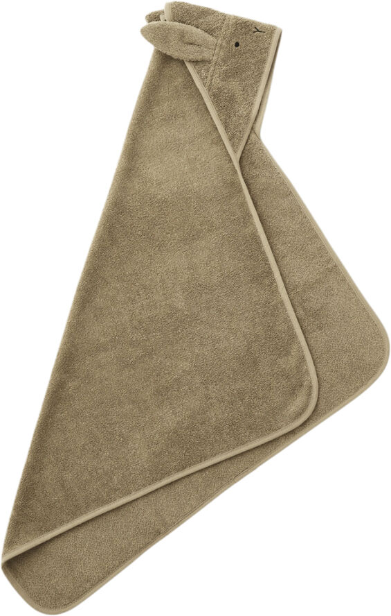 Liewood Albert hooded towel Rabbit oat