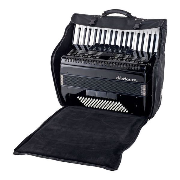 Startone Piano Accordion 96 Black MKII