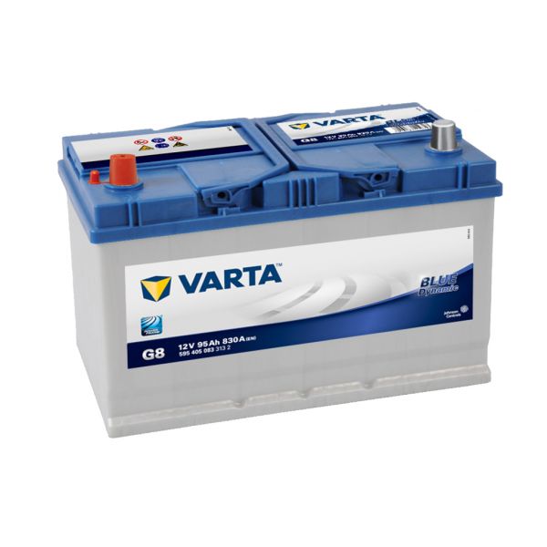 Varta Bateria Auto Blue Dynamic G8 12V 95Ah 830A Esquerda