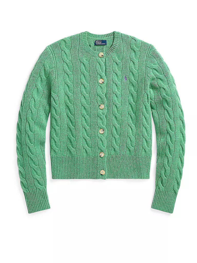 POLO RALPH LAUREN Cardigan Slim Fit grün