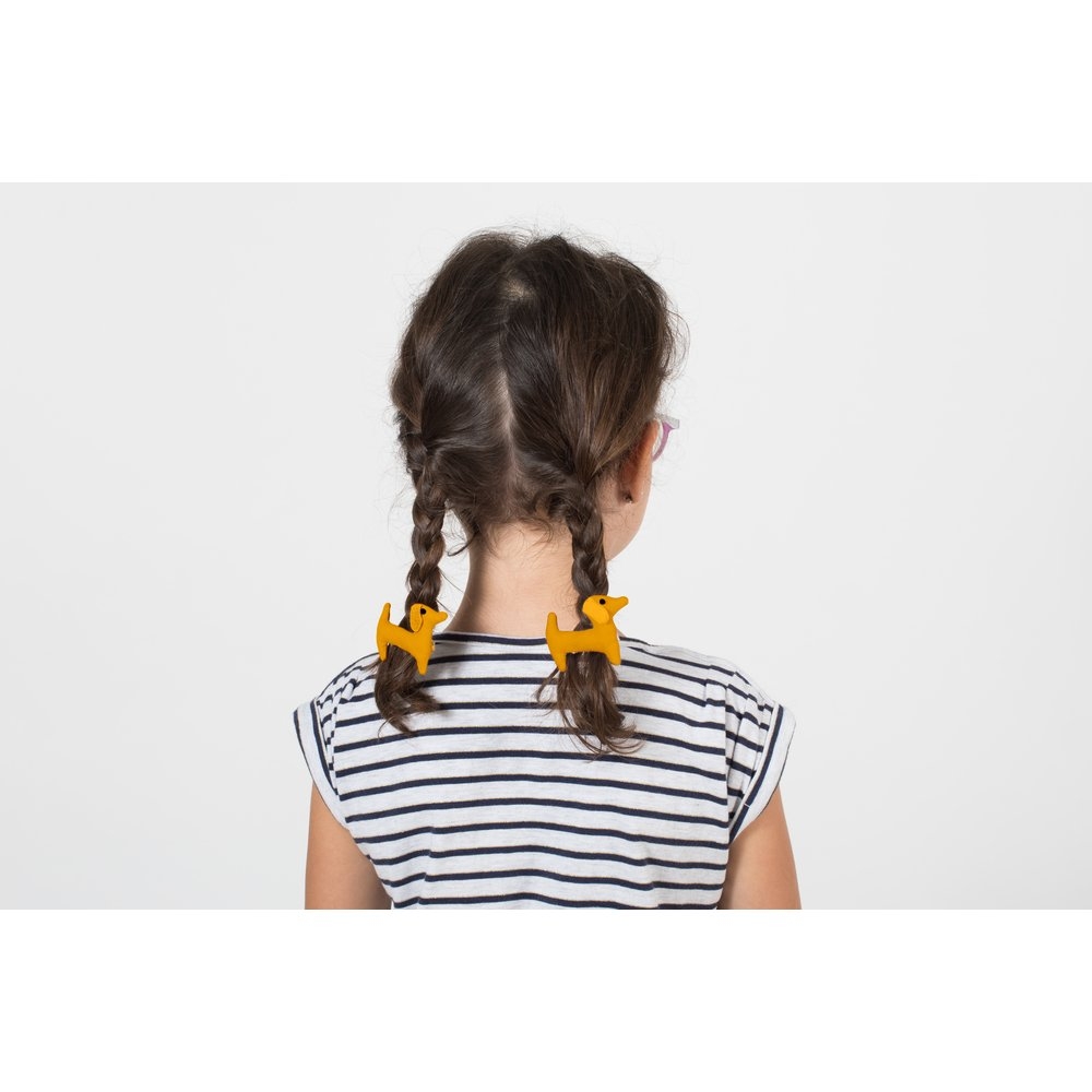 Barrette Basset Ochre