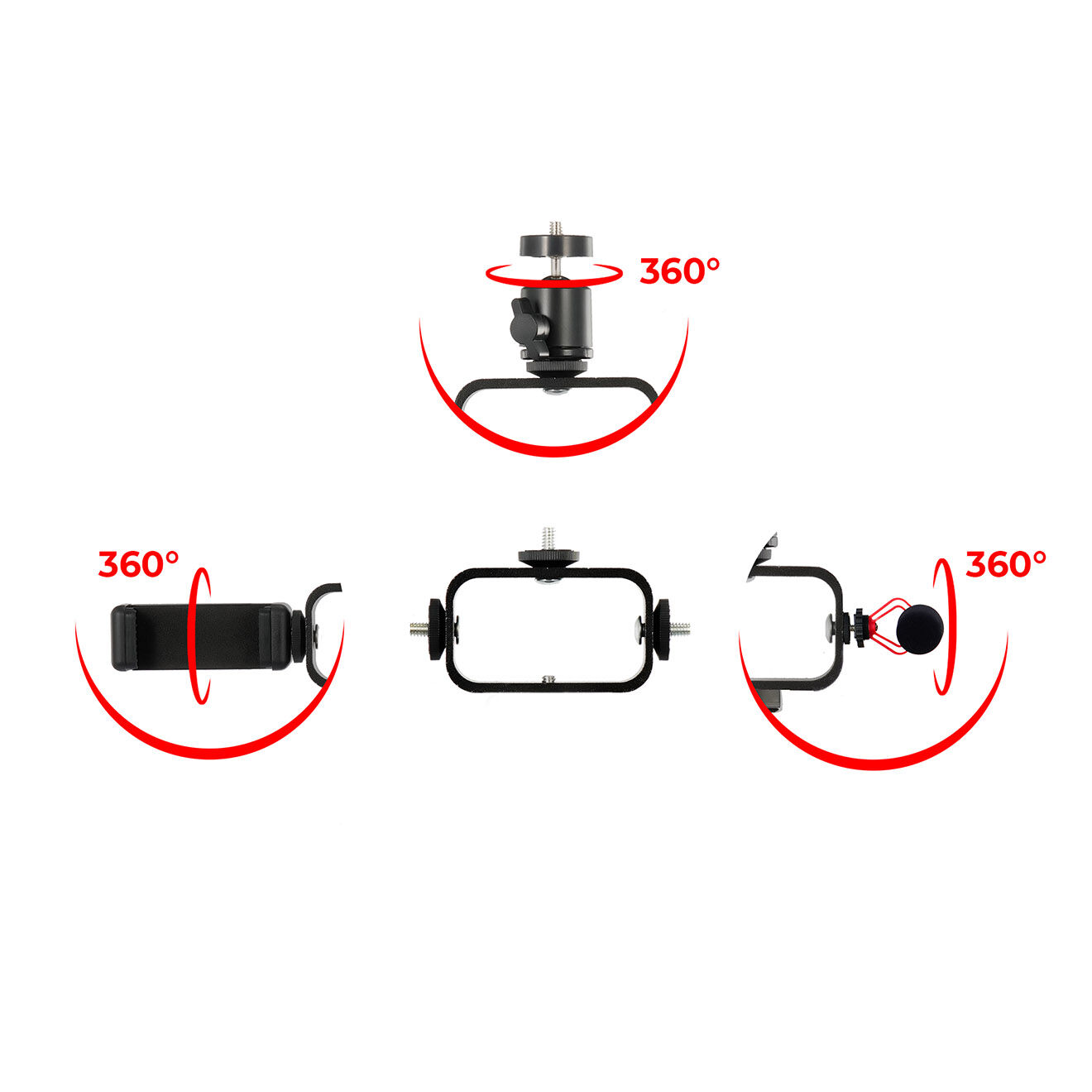 WI-LIGHT Kit Vlogging  livestreaming 350 noir