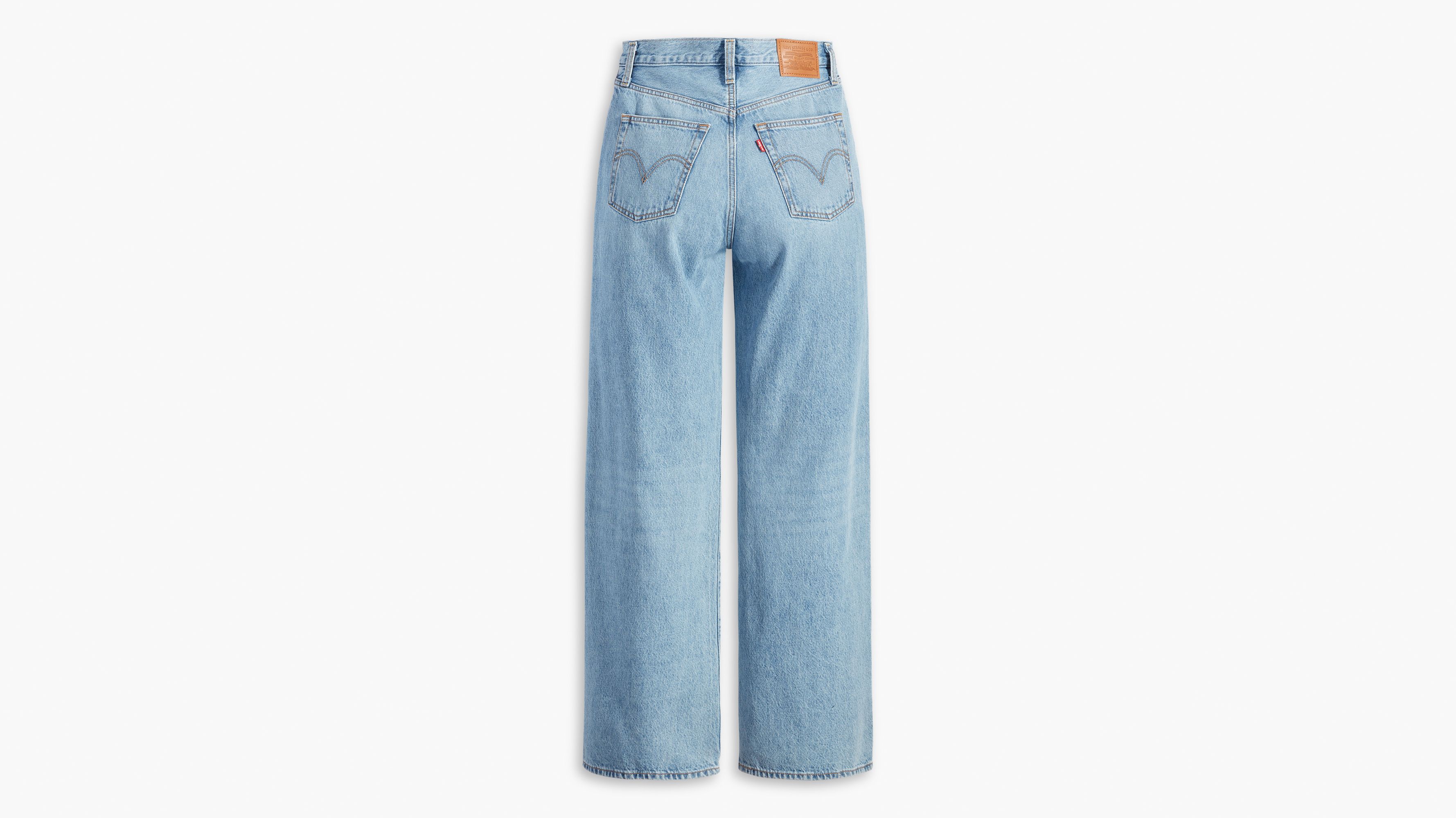 Jean Ribcage Wide Leg - Far And Wide - Bleu