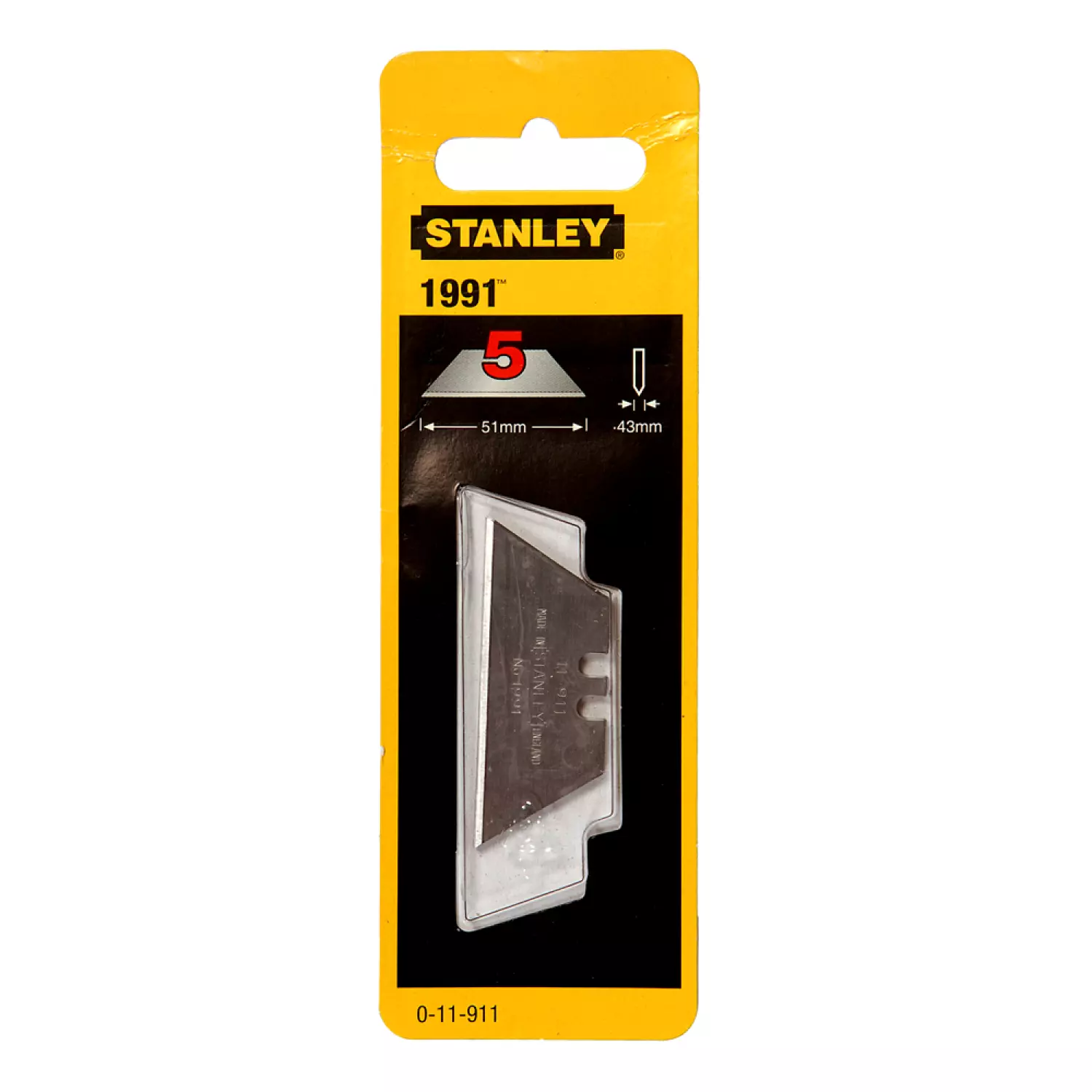 Stanley 0-11-911 Reserve mesjes - 50 x 0,43 x 19mm (5st)