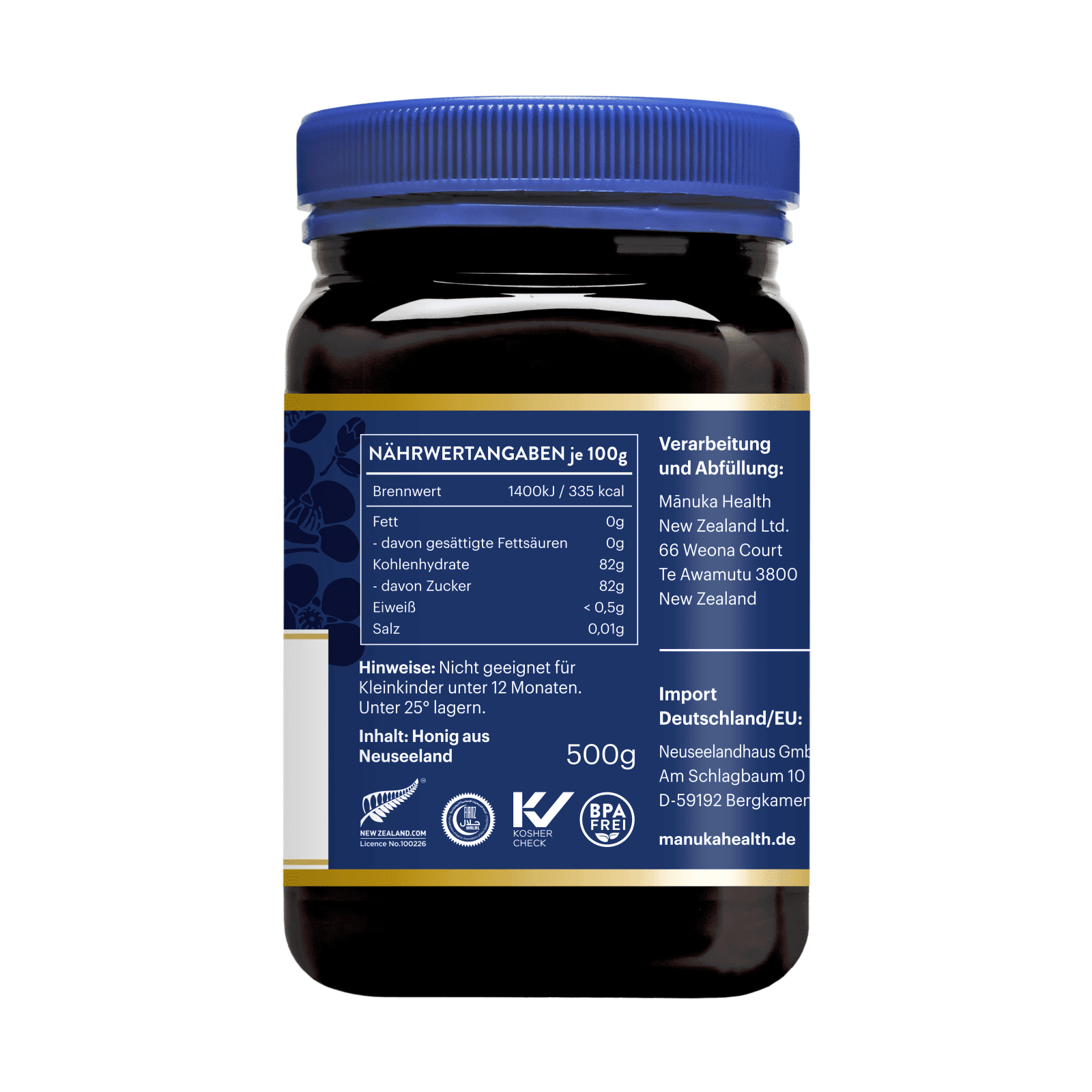 Manuka Honig MGO 400+ (500g)