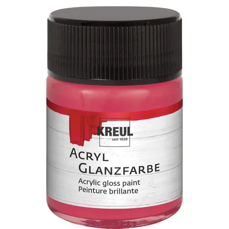 KREUL Acryl Glanzfarbe Bordeaux 50 ml