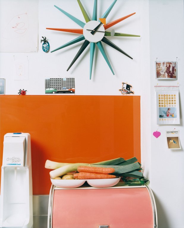 Vitra Sunburst Clock klok Ø47 multi colour