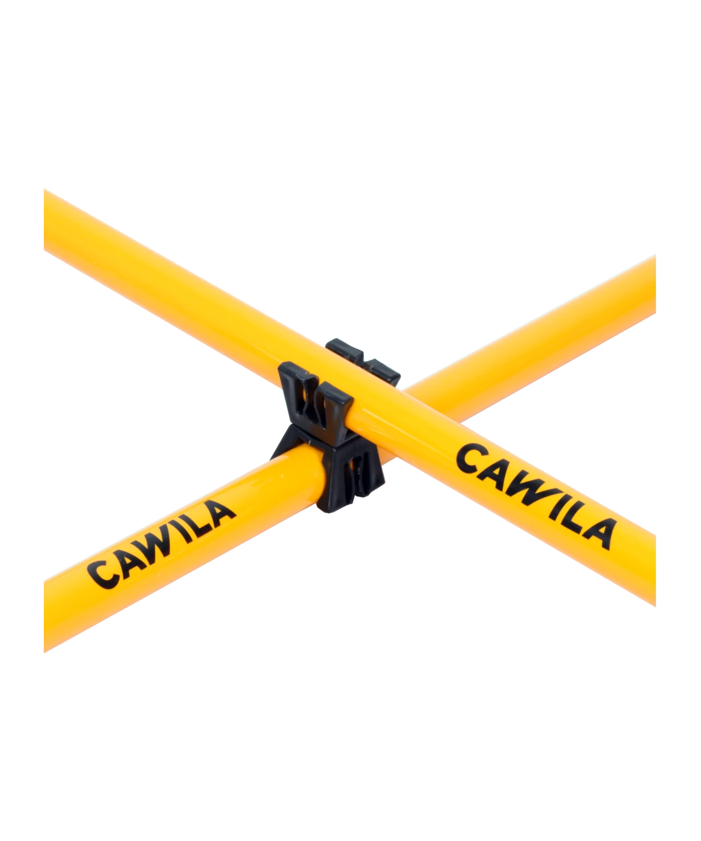 Cawila LIGA Halteclip für Stangen mit 25mm Durchmesser | Schwarz