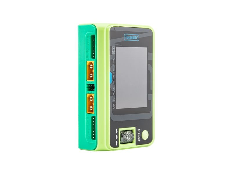 ToolkitRC Dual-Ladegerät M6D Mojito-Green, 1-6S, 500W Ladegerät mit Doppelkanal und hoher Leistungsdichte