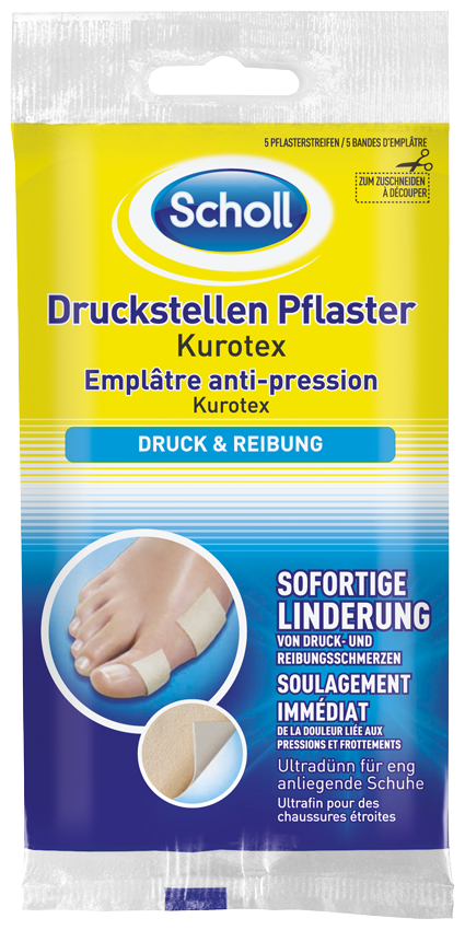 SCHOLL Druckstellenpflaster 75x100mm 5 Stk