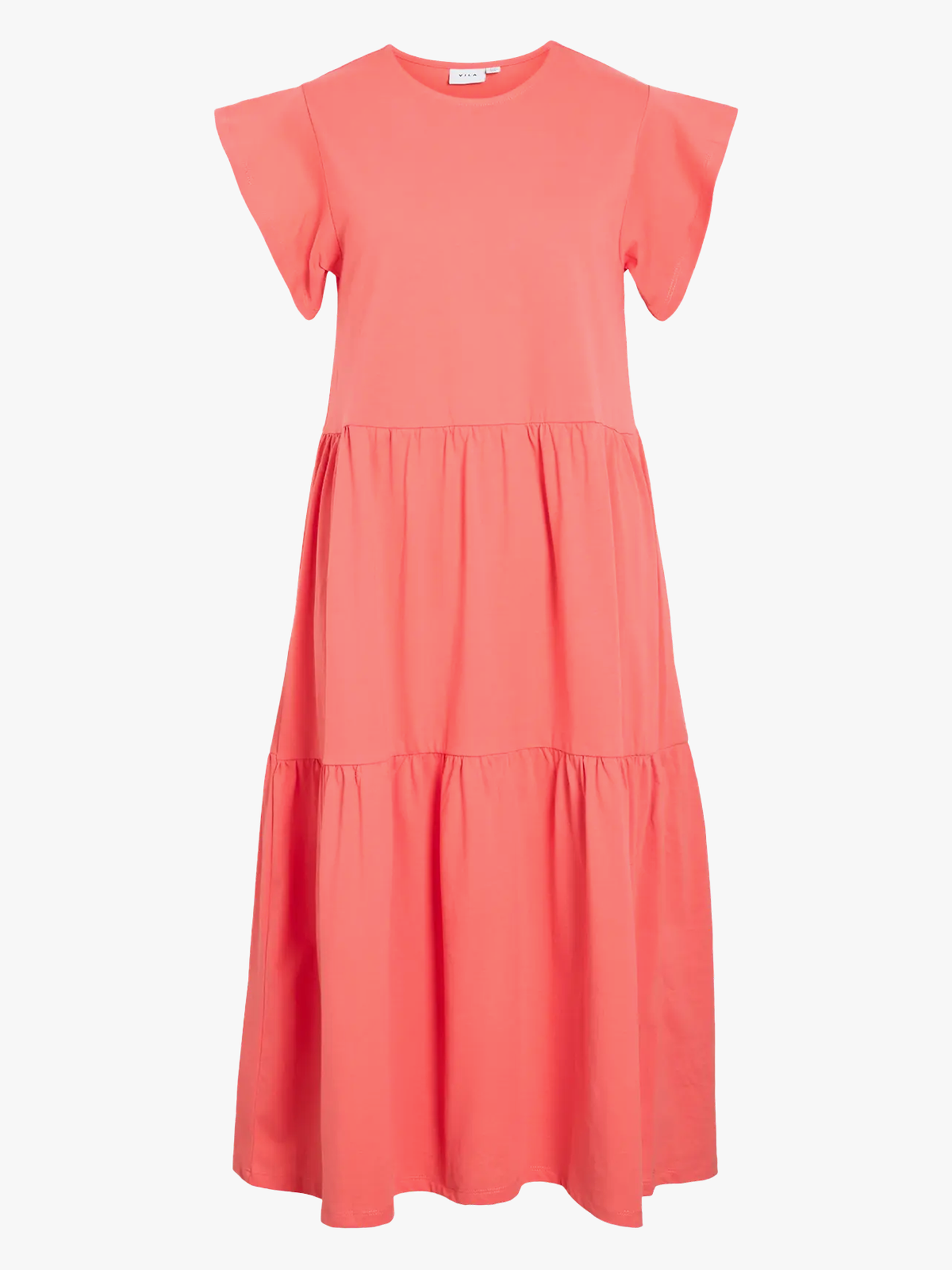 Summer Short Sleeve Midi Dress