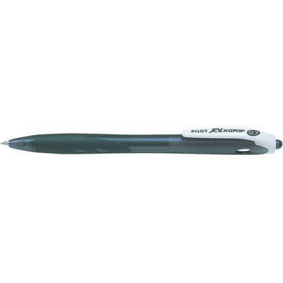 Stylo à bille REXGRIP Begreen, rétractable, F, noir