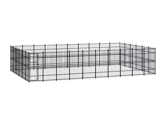 Chenil cage enclos pac noire 960 x 576 x 200 cm 02_0041863