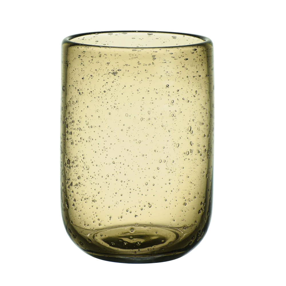 Gobelet Perla Bullé 25 cl ambre (lot de 6) Table passion