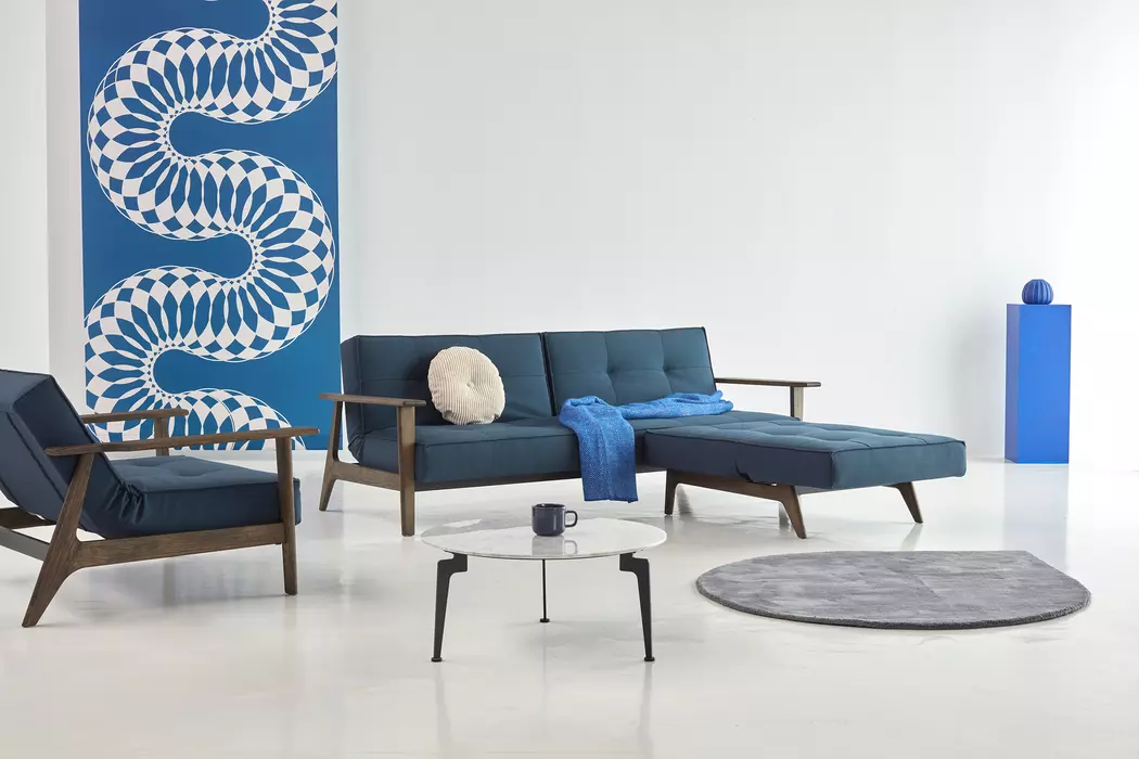 Schlafsofa Splitback Frej Raucheiche