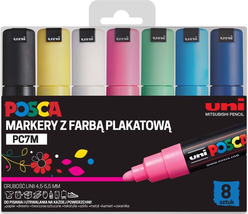 Mitsubishi - PC-7M - Marker - 8 Kleuren - 5.50 mm