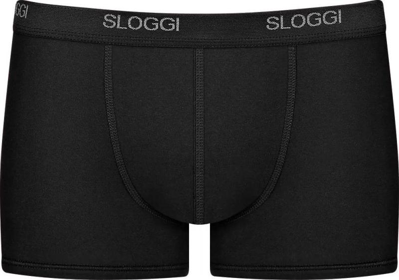 Sloggi Men Basic Short 2 Pack Zwart 6 1 stuk