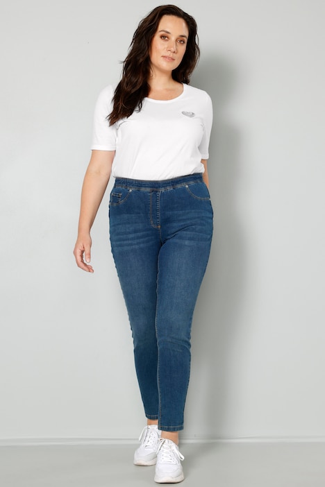 PushUp-Jeggings, Elastikbund