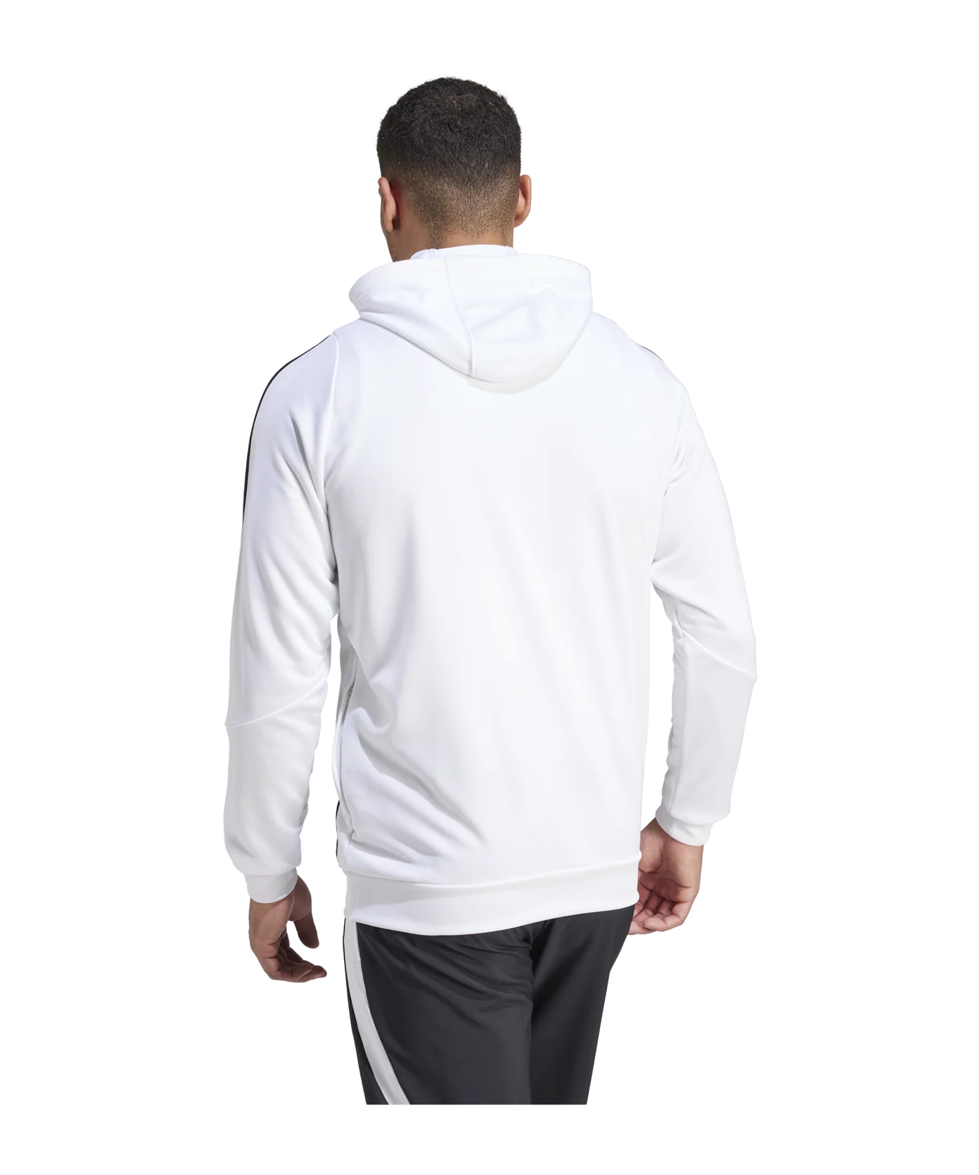 adidas Tiro 24 Training Hoody Weiss Schwarz