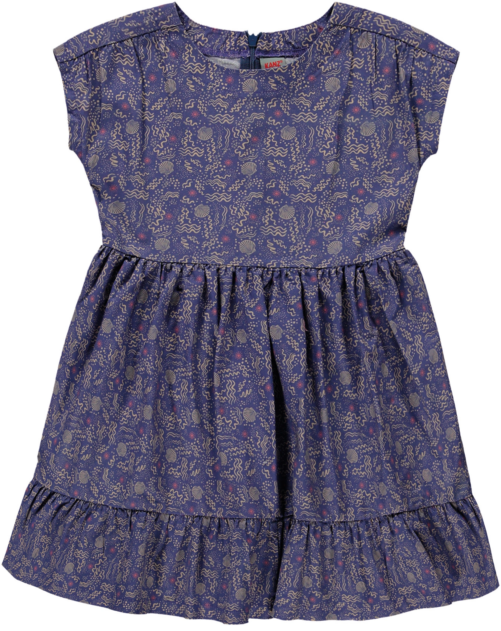 Kurzarm-Kleid COASTAL TRIP in marlin blue