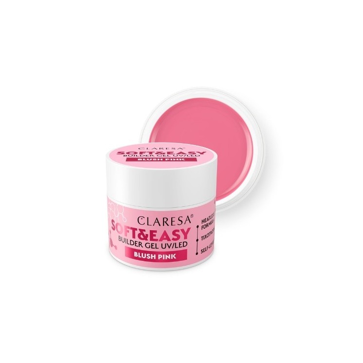 Claresa Soft & Easy Nagelaufbaugel Blush Pink 45 g