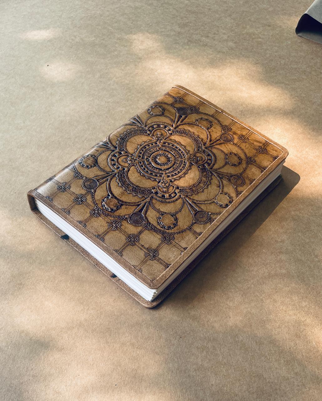 Notizbuch 'Livia' mit Ledereinband, braun, H 19 cm, B 13 cm günstig bestellen
