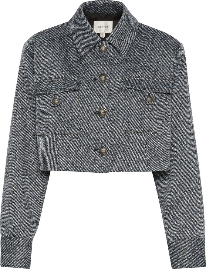 Gestuz BelmaGZ blazer Blue twill structure
