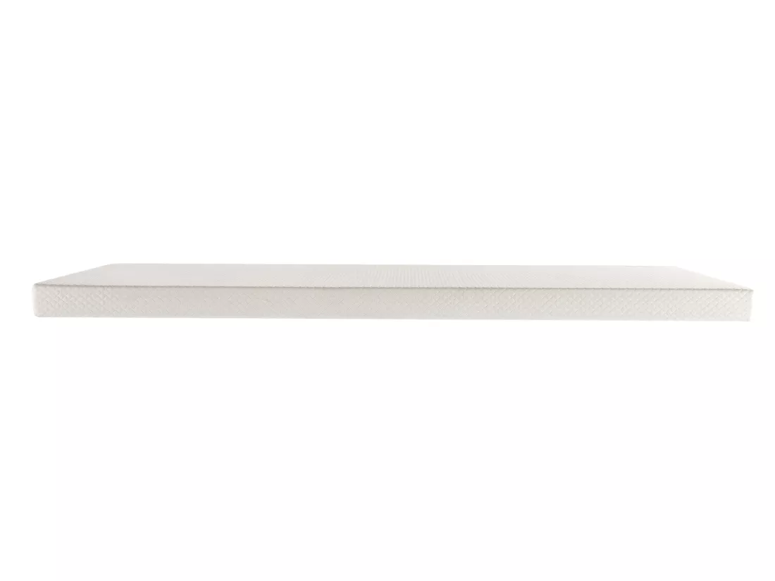 Ensemble 90 x 190 cm sommier coffre blanc + matelas mousse déhoussable ép.9cm - OCHI de YSMÉE